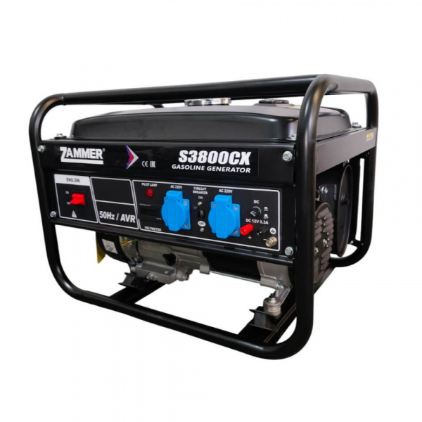 Бензиновый генератор Zammer S3800CX
